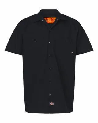 Men's Industrial Short-Sleeve Work Shirt - Custom Pro Prints