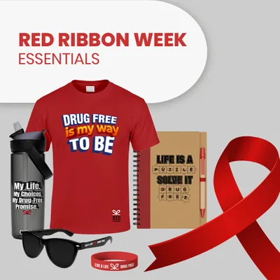Red Ribbon Week Essentials - Custom Tees Today