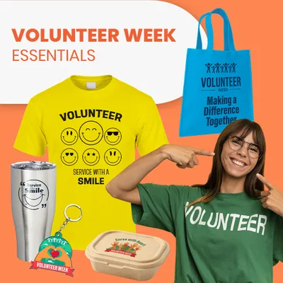 Volunteer Week Essentials - Custom Tees Today