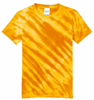 DISCONTINUED Port & Company - Youth Tiger Stripe Tie-Dye Tee. PC148Y - Stealth Promo Co