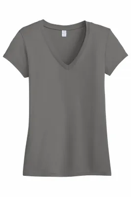 DISCONTINUED Alternative Women's Everyday Cotton Modal V-Neck. AA2840 - Stealth Promo Co