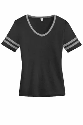 DISCONTINUED Alternative Women's Varsity Vintage 50/50 Tee. AA5058 - Stealth Promo Co