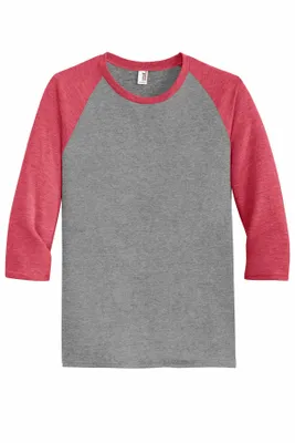 DISCONTINUED Anvil Tri-Blend 3/4-Sleeve Raglan Tee. AN6755 - Stealth Promo Co