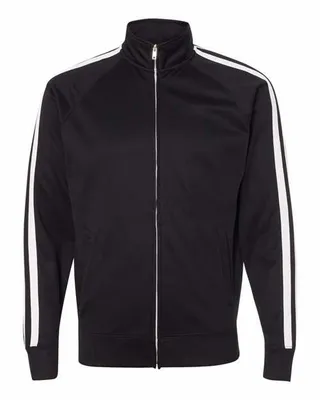 Men's Lightweight Poly-Tech Full-Zip Track Jacket - Stealth Promo Co