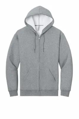 Jerzees Rugged Unisex Full-Zip Hooded Sweatshirt Z12M - Stealth Promo Co