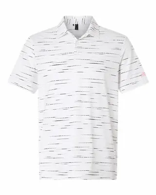 Men's Ultimate365 Mesh Glimmer Print Polo - Stealth Promo Co