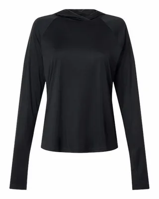 Women's PFG Tidal Tee™ Hooded Long Sleeve - Stealth Promo Co