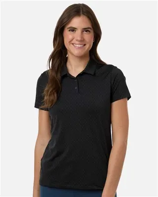 Women's 4-Way Stretch Printed Polo - Stealth Promo Co