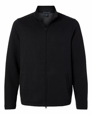 Men's Berkley Textured Full-Zip Jacket - Stealth Promo Co