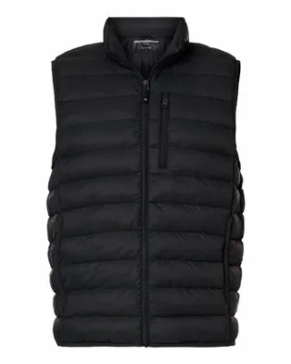 Men's Lightweight Poly-filled Packable Vest - Stealth Promo Co