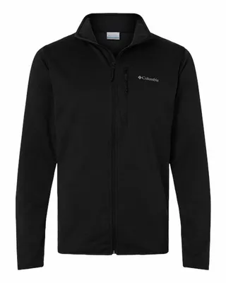 Men's Essential Hike™ Grid Fleece Full-Zip - Stealth Promo Co