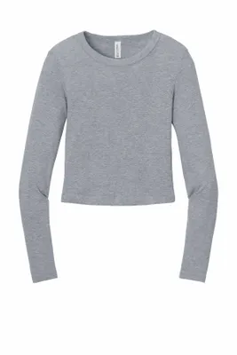 BELLA+CANVAS Women's Micro Rib Long Sleeve Baby Tee BC1501 - Stealth Promo Co