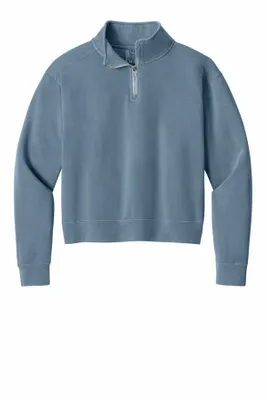 Comfort Colors Women's Mid-Length 1/4-Zip Sweatshirt 1580L - Stealth Promo Co