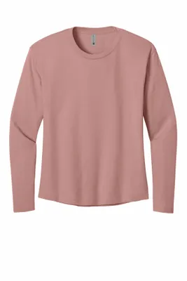 Next Level Apparel Women's Cotton Relaxed Long Sleeve Tee NL3911 - Stealth Promo Co