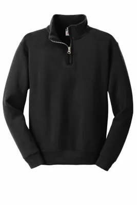 DISCONTINUED JERZEES Youth NuBlend 1/4-Zip Cadet Collar Sweatshirt. 995Y - Stealth Promo Co