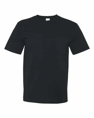 Bayside Adult Short-Sleeve T-Shirt with Pocket - Stealth Promo Co