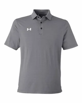 Men's Destin Drive Striped Performance Polo - Stealth Promo Co