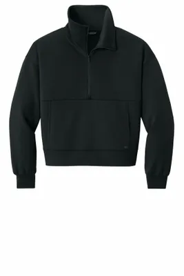 TravisMathew Women's Momentum Shift 1/2-Zip TMA42219 - Stealth Promo Co