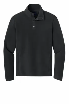 Brooks Brothers Fleece 1/4-Snap Neck BB18612 - Stealth Promo Co