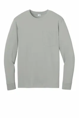 CornerStone Workwear Pro Long Sleeve Pocket Tee CS440LSP - Stealth Promo Co