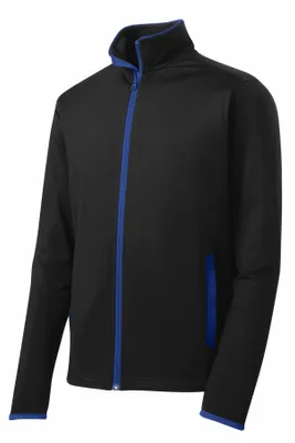 Sport-Tek Sport-Wick Stretch Contrast Full-Zip Jacket. ST853 - Stealth Promo Co