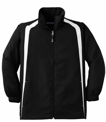 Sport-Tek Youth Colorblock Raglan Jacket. YST60 - Stealth Promo Co