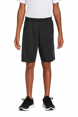 Sport-Tek Youth PosiCharge Competitor Pocketed Short. YST355P - Stealth Promo Co
