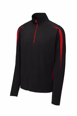 Sport-Tek Sport-Wick Stretch 1/4-Zip Colorblock Pullover. ST851 - Stealth Promo Co