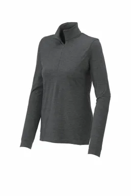 Sport-Tek Women's Exchange 1.5 Long Sleeve 1/2-Zip LST711 - Stealth Promo Co