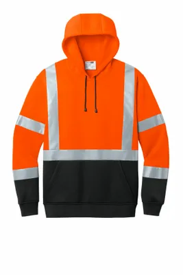 CornerStone ANSI 107 Class 3 Heavy-Duty Fleece Pullover Hoodie CSF301 - Stealth Promo Co