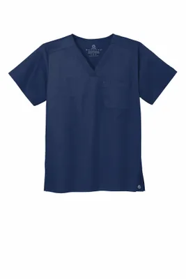 Wink Unisex WorkFlex Chest Pocket V-Neck Top WW3160 - Stealth Promo Co