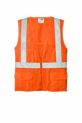 CornerStone - ANSI 107 Class 2 Mesh Back Safety Vest. CSV405 - Stealth Promo Co