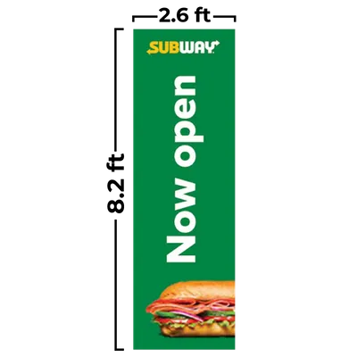 2.6 ft x 8.2 ft 2.6 ft x 8.2 ft - Custom Pro Prints