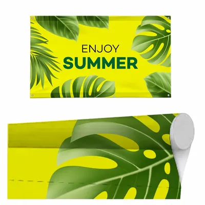Top & Bottom Pole Pocket Top & Bottom Pole Pocket - Custom Pro Prints