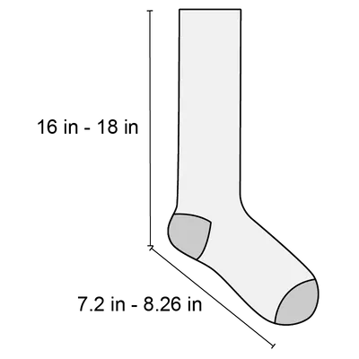 Women_DTF Printing + Pure Cotton Knee High Women_DTF Printing + Pure Cotton Knee High - Custom Pro Prints