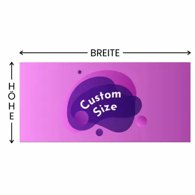Individuelles Stoffbanner
