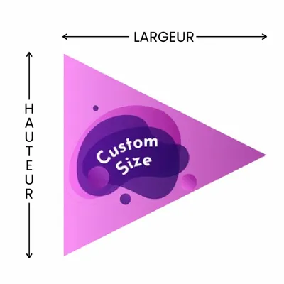 Drapeau triangulaire