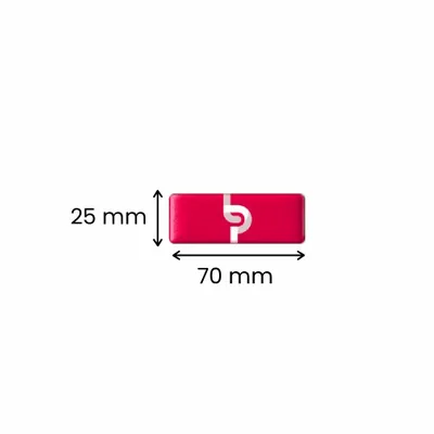 2.75x1 inch 70 x 25 mm