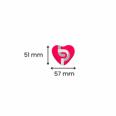 2.25x2 inch 5,50 x 5 cm