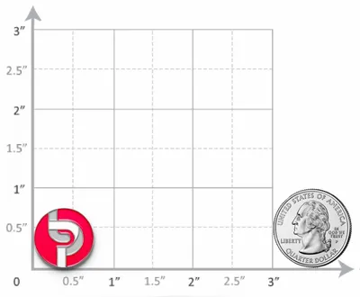 0.75 inch - Custom Tees Today