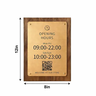 8 in × 12 in - Custom Shoe Charm