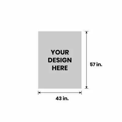 43in x 57in - Custom Shoe Charm