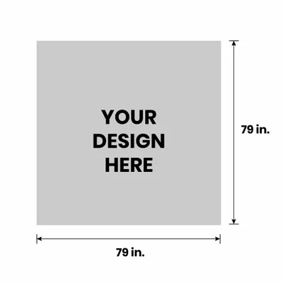 79in x 79in - Custom Shoe Charm