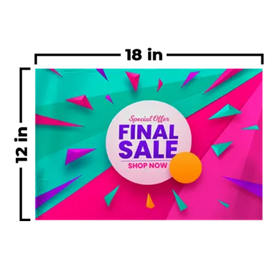 18 x 12 in - Stealth Pins