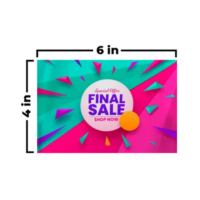 6 x 4 in - Stealth Pins