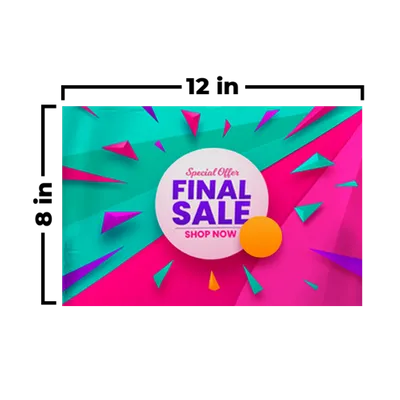 12 x 8 in - Stealth Pins