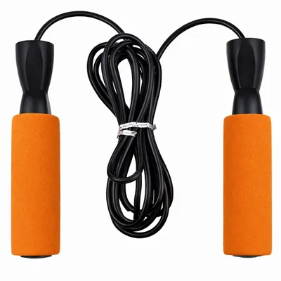 Black Handle - Orange Grip - Hand Fans Now