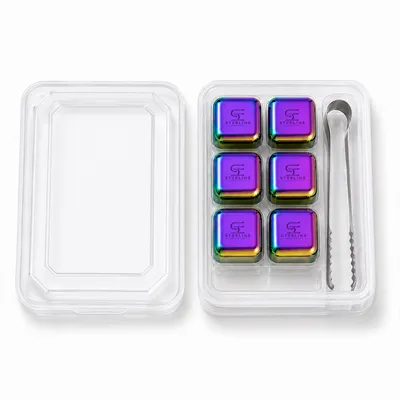 6-Pack Box Set with Tongs - Hand Fans Now