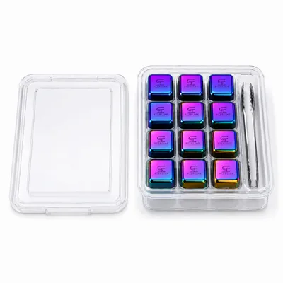 12-Pack Box Set with Tongs - Hand Fans Now