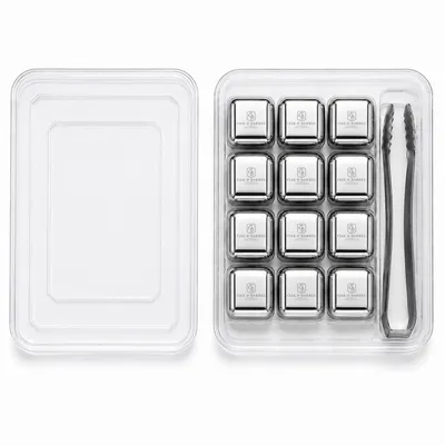 12-Pack Box Set with Tongs - Hand Fans Now